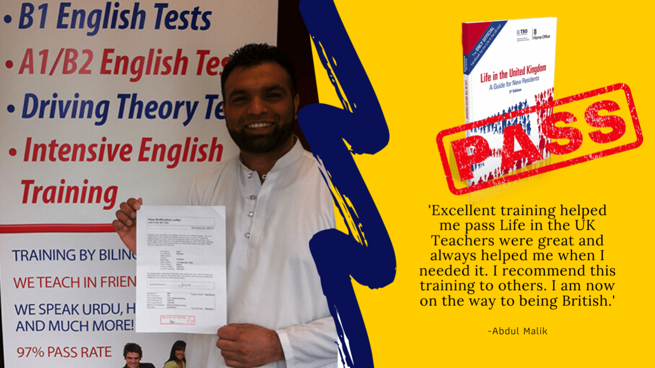 Life in the UK passed using the revision book 3rd edition