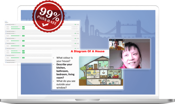 A2 English test private lesson training