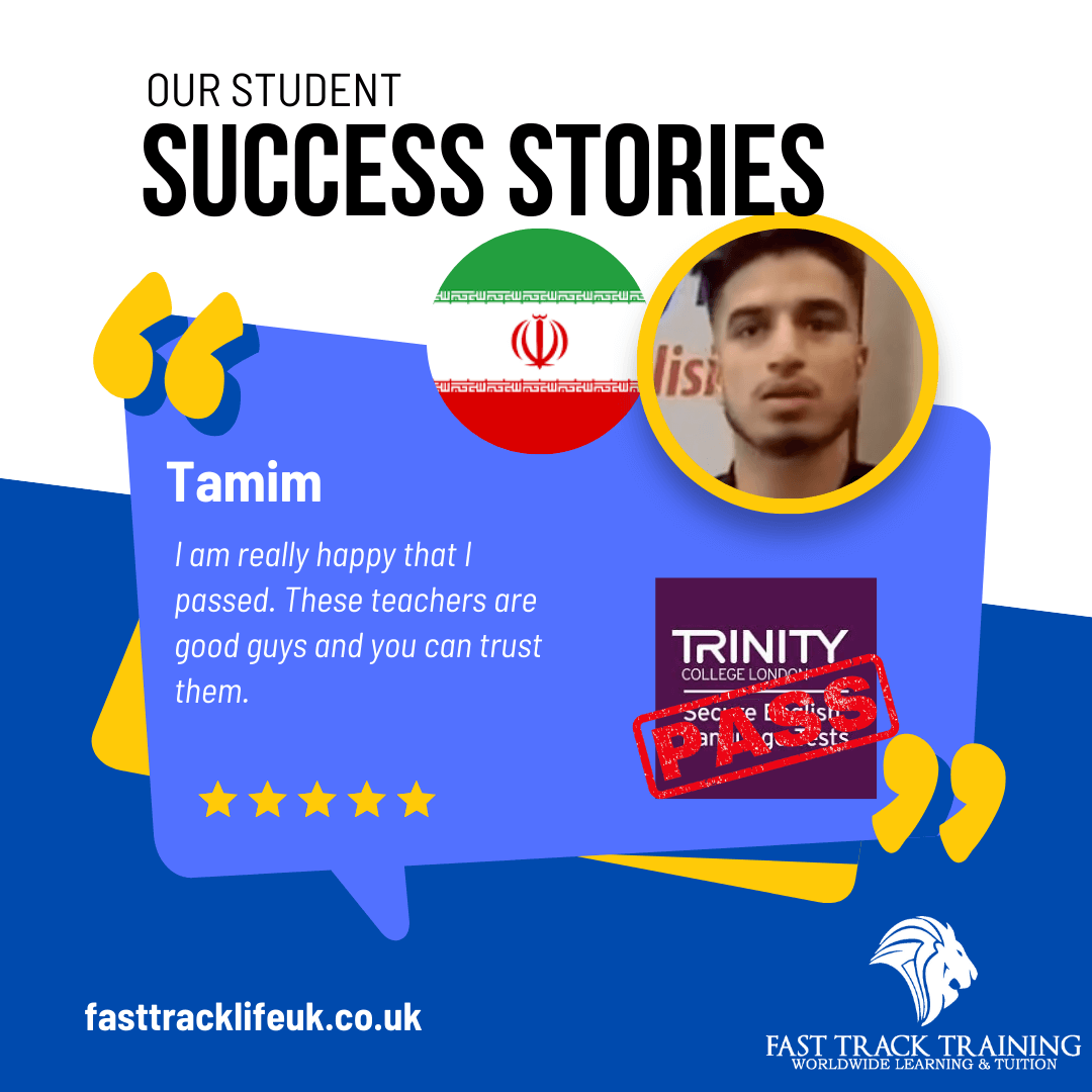 Tamim has passed B1 English test