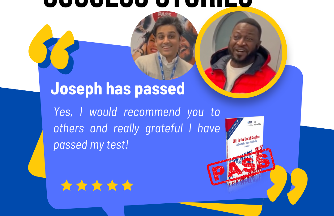 Joseph passes Life in the UK test part 5 (final)