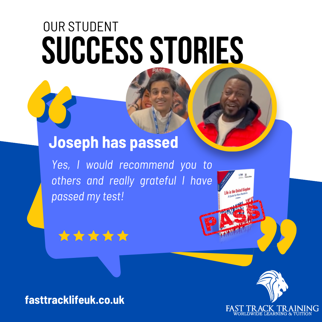 Joseph passes Life in the UK test part 5 (final)